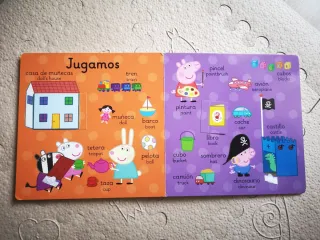 Libro infantil bilingue español - inglés Peppa Pig