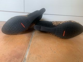 Botines de ante- Animal Print Talla 40