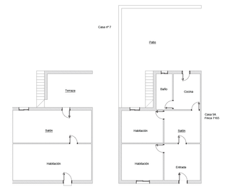 Casa para reformar con patio – 134 m2 – inversión