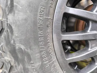 Cubierta BFGoodrich 285/75R16