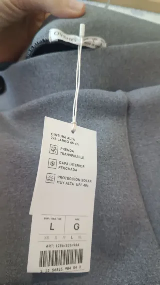 Leggings térmicos OYSHO, gris, L/40/12