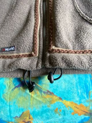 Forro polar Rock Neige Marrón Talla M Vintage