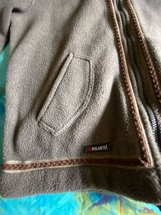 Forro polar Rock Neige Marrón Talla M Vintage
