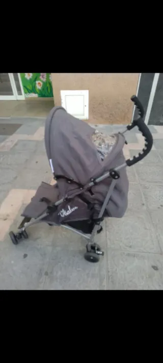 Carrito Bebé Individual ASALVO Gris