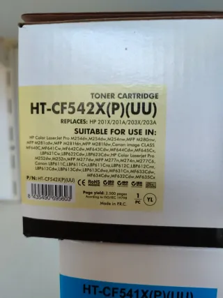 Pack 4 Toner HP CF540/1/2/3 Colores