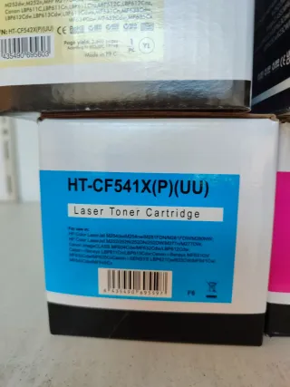 Pack 4 Toner HP CF540/1/2/3 Colores