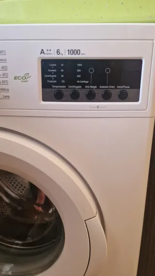 Lavadora Daewoo 6kg A++ Casi Nueva