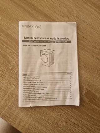 Lavadora Daewoo 6kg A++ Casi Nueva