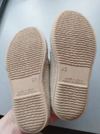 Alpargatas niño T.25 Hielo
