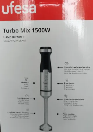 Batidora de mano Ufesa Turbo Mix 1500W