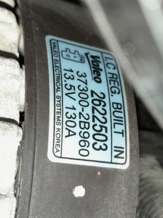 Hyundai 1153686 373002b960 alternador tucson