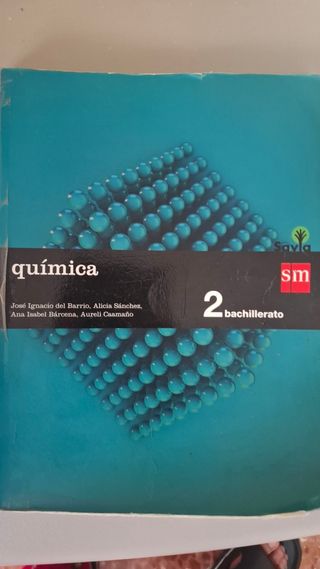 Libro Química. 2 Bachillerato. Savia