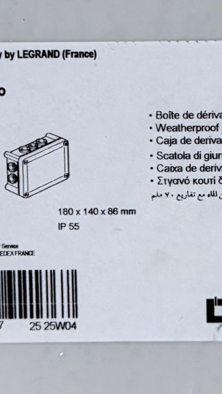 Cajas de empalme estancas