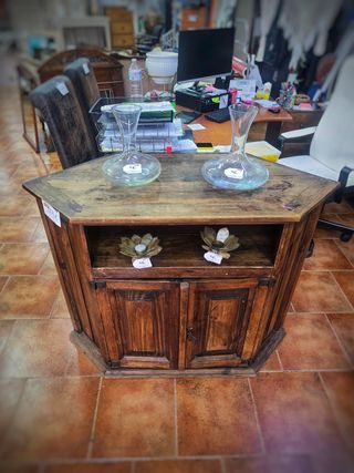 Mueble Esquinero Mexicano Madera