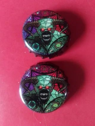 20 Chapas Cerveza Iron Maiden