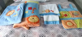 Juego de cuna completo con león