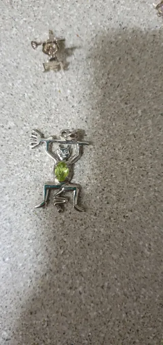 Conjunto Plata 925 Lanzarote: Pendientes y Colgant