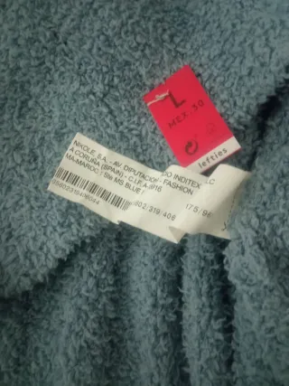 Jersey Pelito Azul Talla L