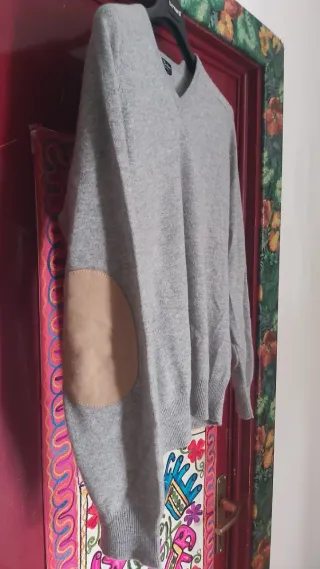 Maglione 100% Cashmere Grigio tg M