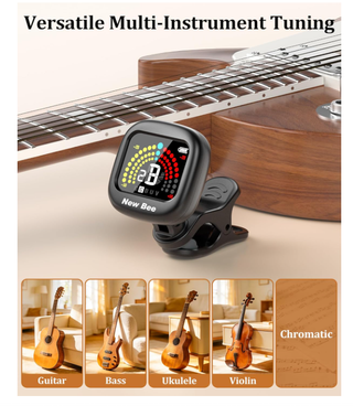 Accordatore Chitarra Ricaricabile New Bee