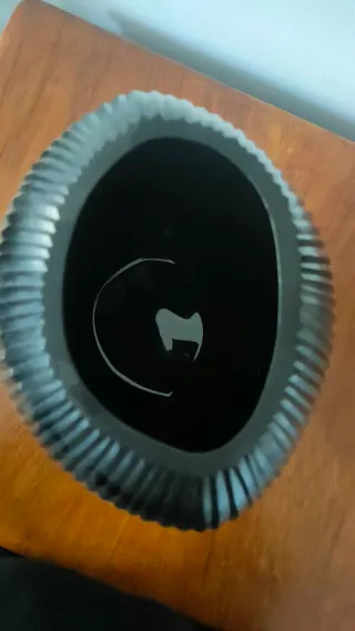 Vaso Guaxs soffiato a bocca nero