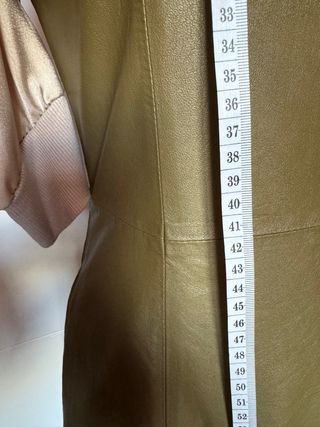 Vestido efecto piel Stradivarius verde