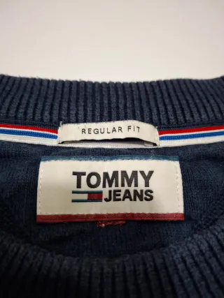 Maglione Tommy Hilfiger righe blu L
