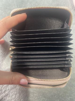 Monedero / Tarjetero Beige