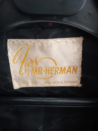 Chaqueta Astracán Mar-Herman Negra