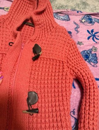 Cappotto/Maglione con cappuccio e alamari
