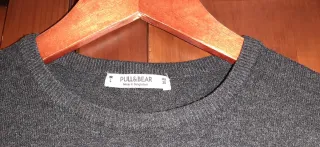 Jersey corto Pull&Bear gris talla L