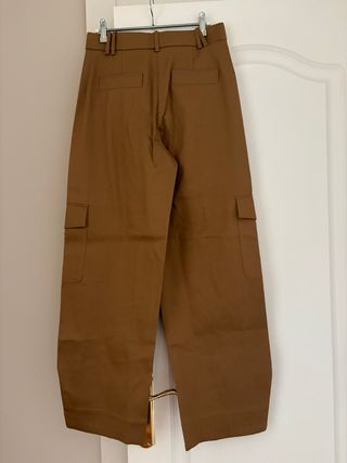 Pantalón cargo algodón Mango