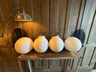 Globos candeeiro teto acrílico branco