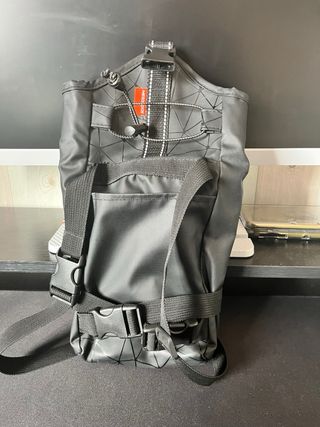 Bolso de pierna negro Mesorock