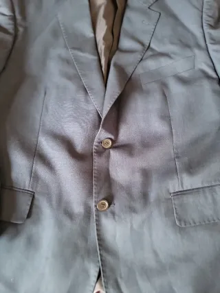 Americana azul y negra