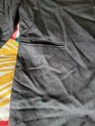 Americana azul y negra