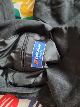 Americana azul y negra