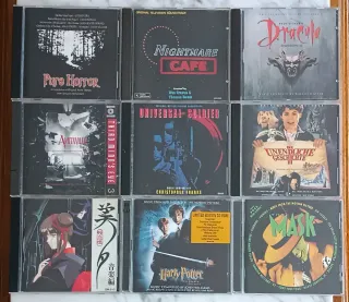 CDs Bandas Sonoras Terror/Fantasía (Desde 5€)