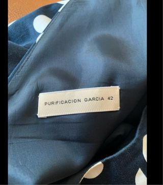 Vestido Purificación García Lunares Talla 42