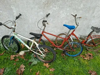 Lote de bicicletas antiguas