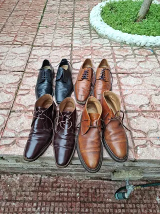 Zapatos de piel auténtica