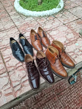 Zapatos de piel auténtica