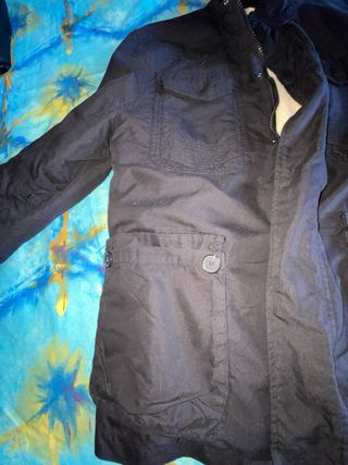 Chaqueta Desigual negra forro borrego de hombre
