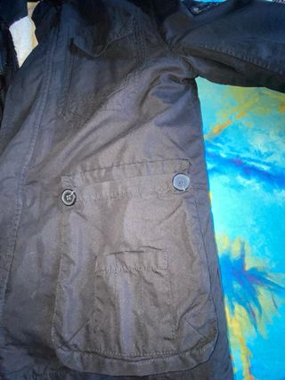 Chaqueta Desigual negra forro borrego de hombre