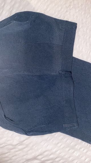 Pantalón vestir gris plomo con pinzas