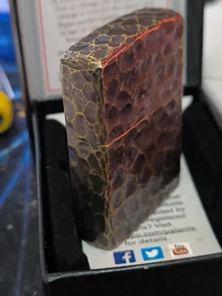 Zippo Original USA Vintage Martillado