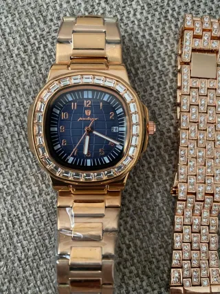 Reloj Hugo Poedagar a ESTRENAR! -  Azul y Dorado