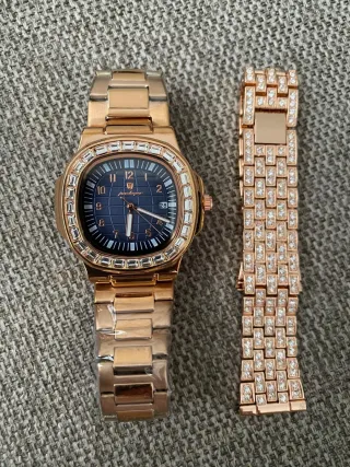 Reloj Hugo Poedagar a ESTRENAR! -  Azul y Dorado