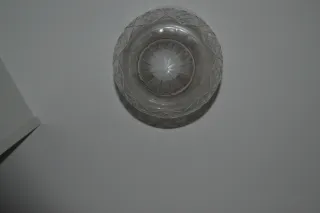 Lámpara colgante cristal y metal