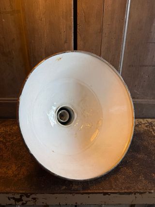 Candeeiro Teto Vintage Industrial Terracota